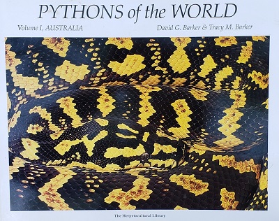 PYTHONS OF THE WORLD VOLUME 1  AUSTRALIA 1994 SOLD OUT